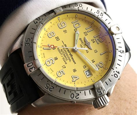 yellow dial breitling.